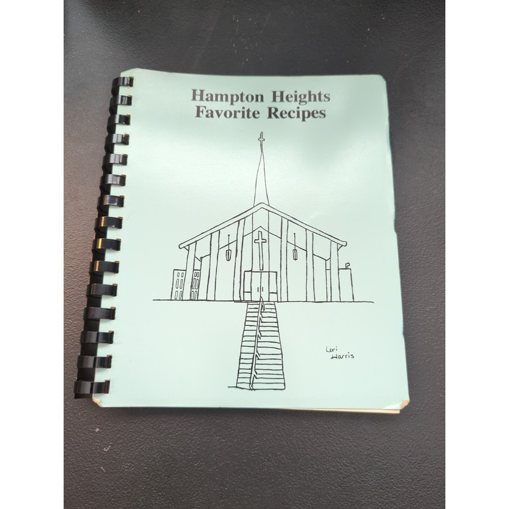 Hampton Heights Baptist Church Eden, NC Cookbook 1989 Vintage USA Southern